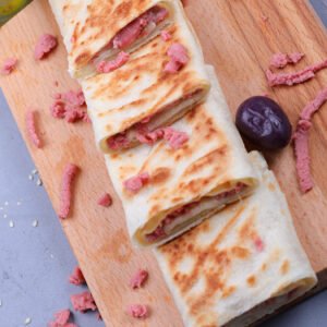 صاج جبنه اكسترا مع مرتديلا