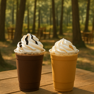 Frappeَ ( chocolate or caramel )