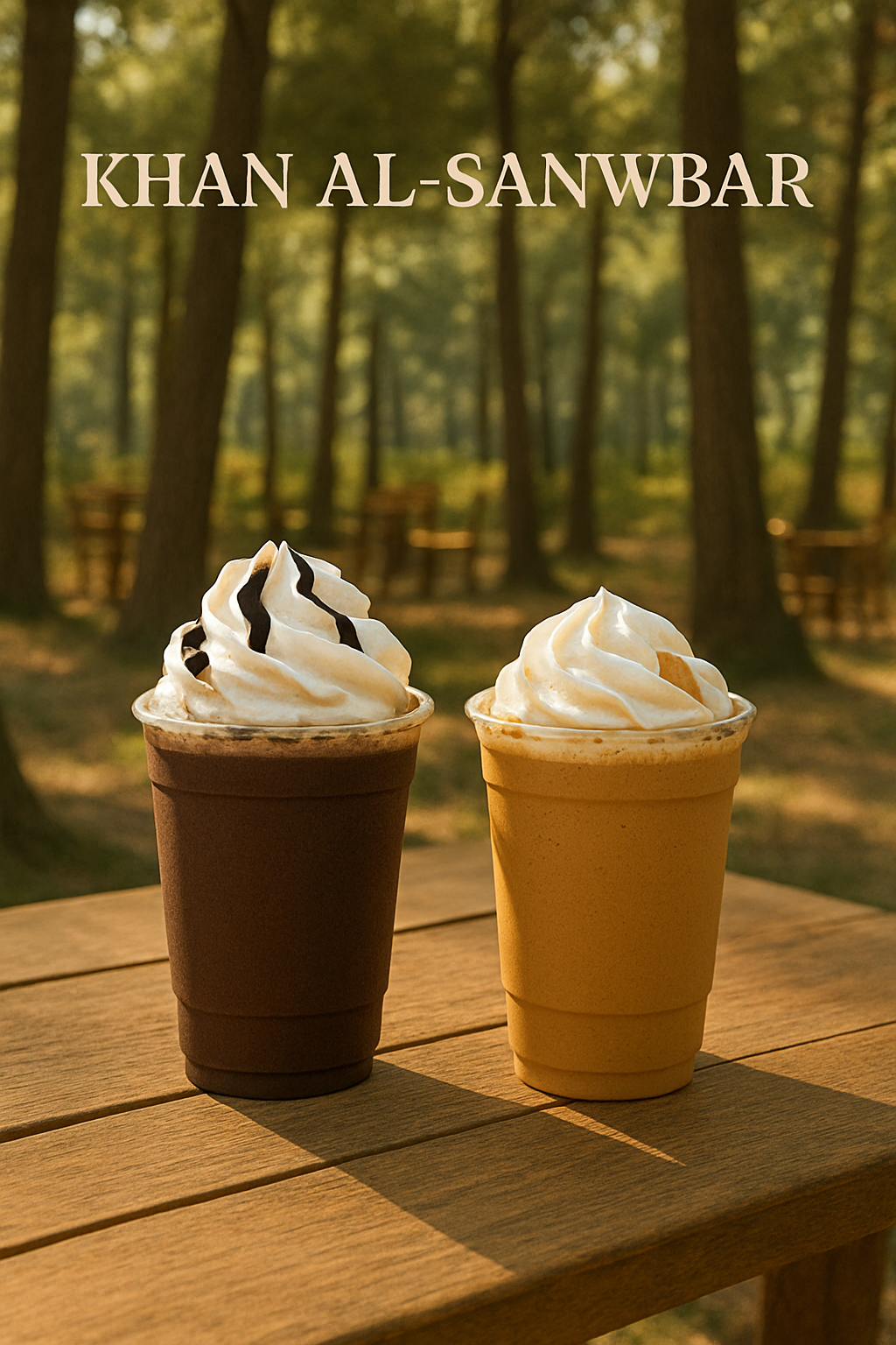 Frappeَ  ( chocolate or caramel )