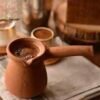 قهوة بالفخار حجم صغير