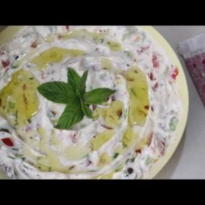 صحن لبنه وسط