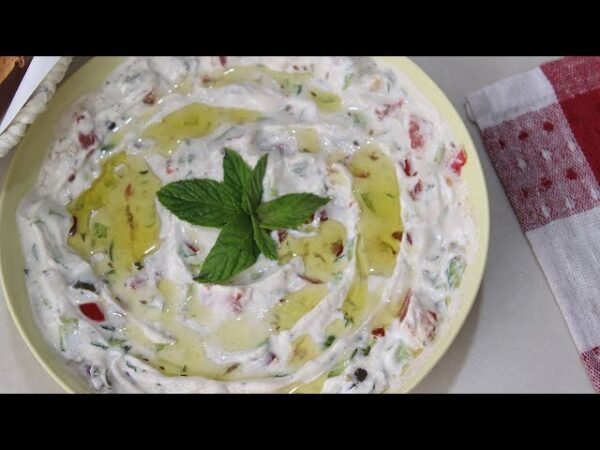 صحن لبنه وسط